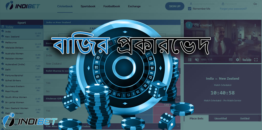 Indibet-এ সব ধরনের ক্যাসিনো গেম।