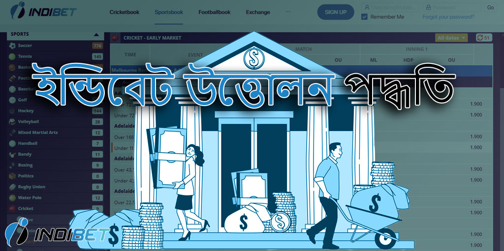 ইন্ডিবেট থেকে টাকা উত্তোলনের নিয়ম: ধাপে ধাপে নির্দেশিকা।